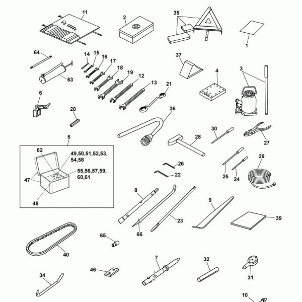 03B01 Комплектация автомобиля