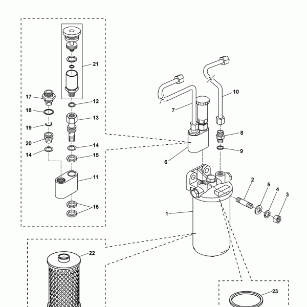 33A01 Топливный фильтр