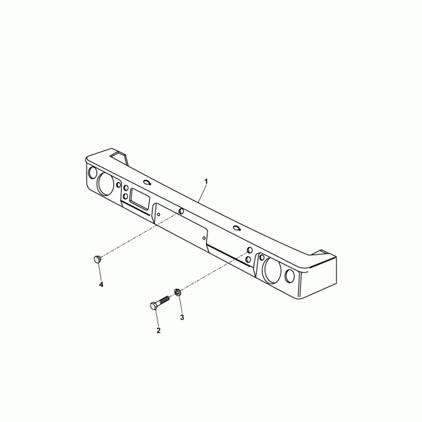 37A01 Бампер передний