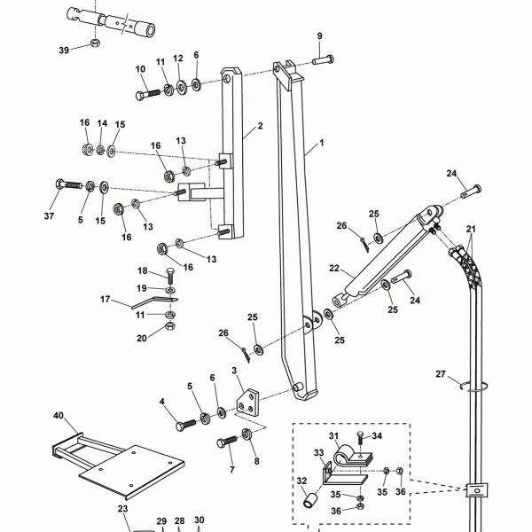 40C01 Крепление запасного колеса