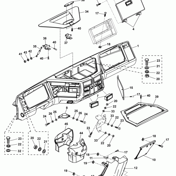 61C01 Панель приборов