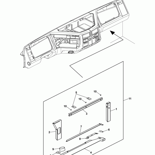 61C02 Панель электроцентралы