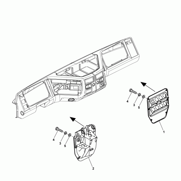 61C03 Кронштейн розетки и педали