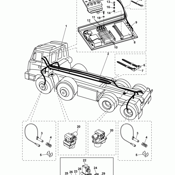 62A01 АБС - шасси