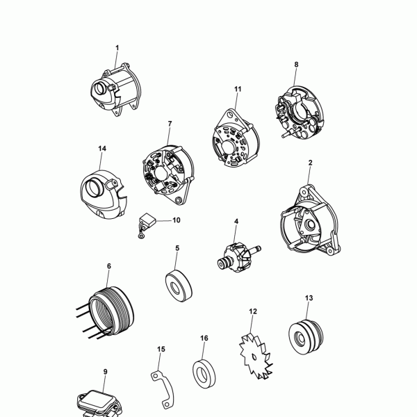 64A02 Генератор (детали)