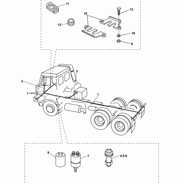 70A01 Электрооборудование шасси