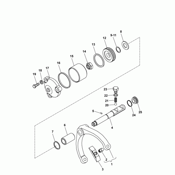 10A03 Штоки и вилки переключения передач