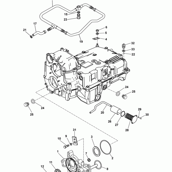 10A09 Масляный насос, масляный фильтр