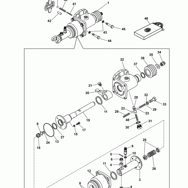 10A10 Усилитель механизма переключения передач