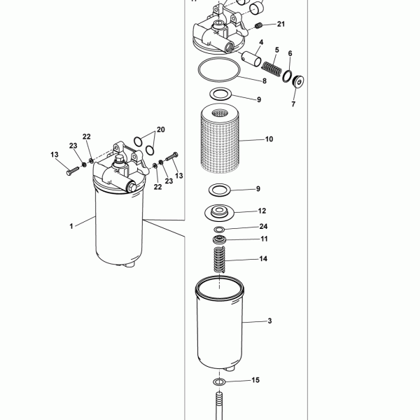 05A19 Масляный фильтр, держатель масляного фильтра