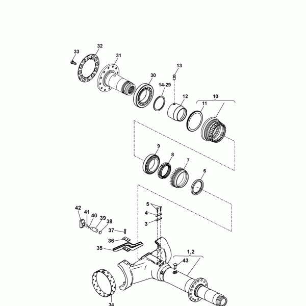23A03 Полуоси
