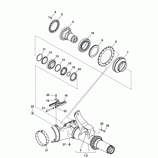 23B03 Полуоси