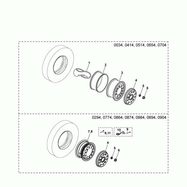 30A01 Колеса в сборе