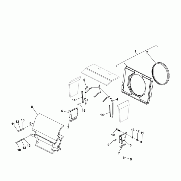07A01 Воздуховод двигателя