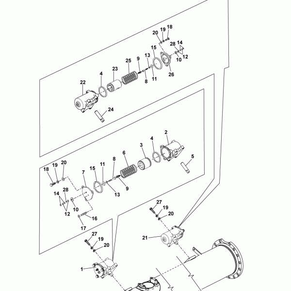 19A02 Приводные цилиндры