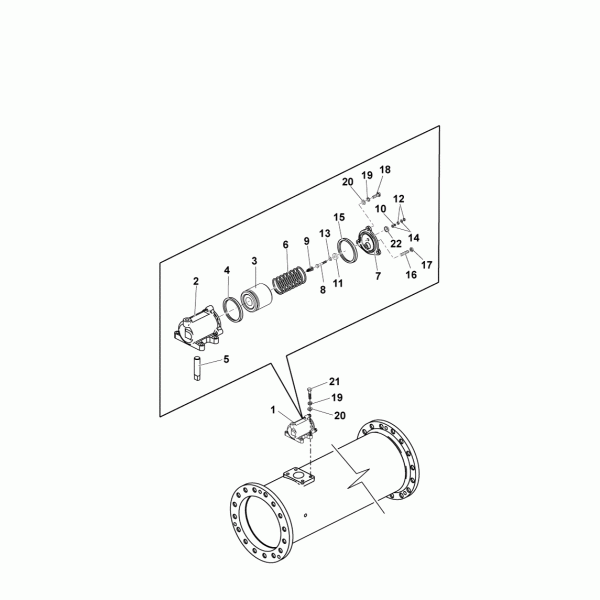 20A02 Цилиндр управления