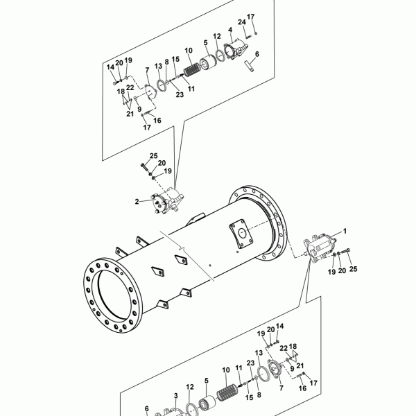 20B02 Цилиндр управления