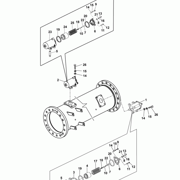 20C02 Цилиндр управления