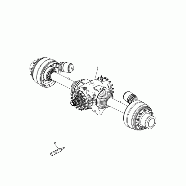 21A01 Мост задний