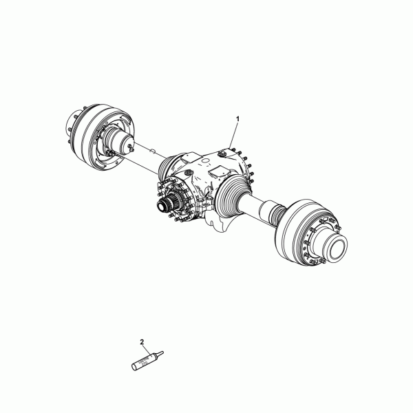 23A01 Мост задний