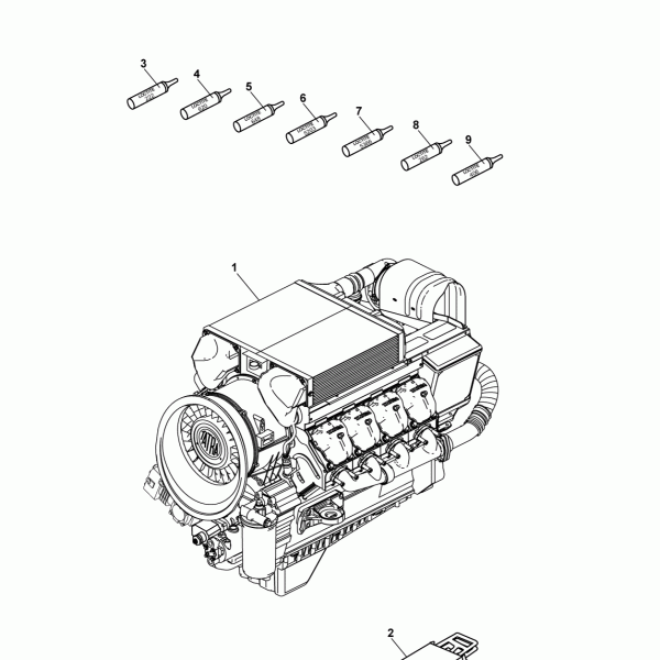 05B01 Двигатель в сборе