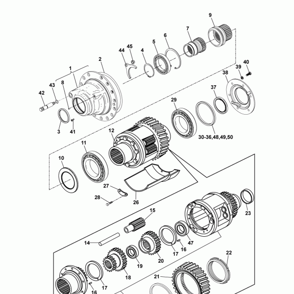 12B04 Крышка дифференциала, дифференциал, крышка задняя
