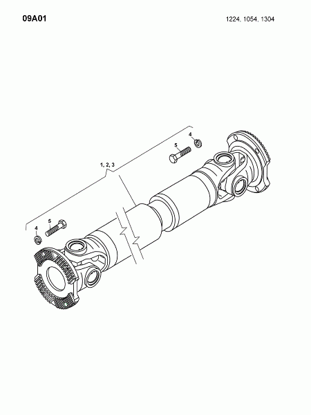 09A01 Вал соединительный