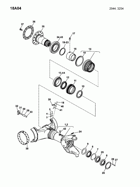 18A04 Полуоси