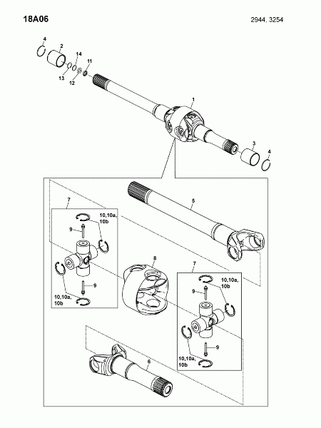 18A06 Вал карданный