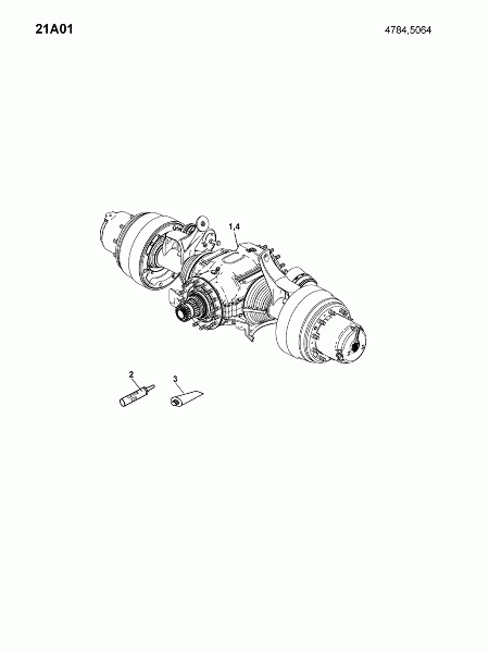 21A01 Мост задний