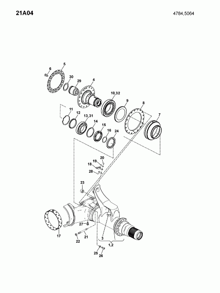 21A04 Полуоси