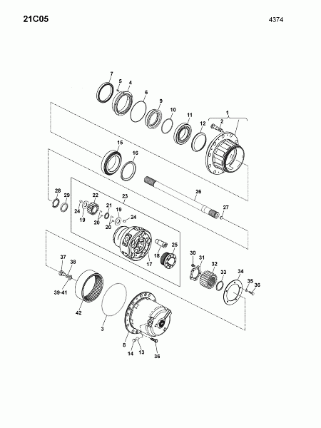 21C05 Ступица колеса