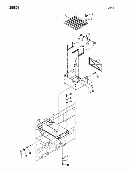 39B01 Аккумуляторный отсек