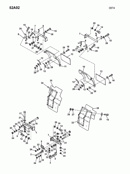 52A02 Крылья, защитные кожухи