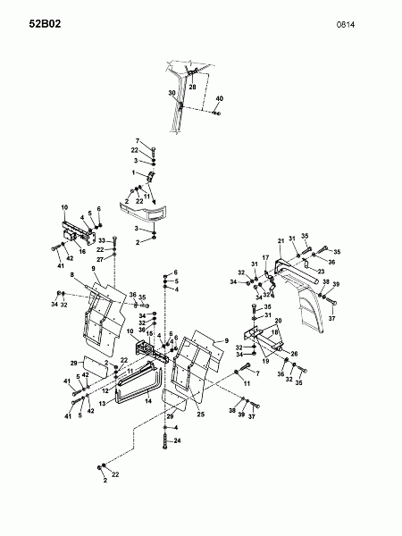 52B02 Крылья, защитные кожухи