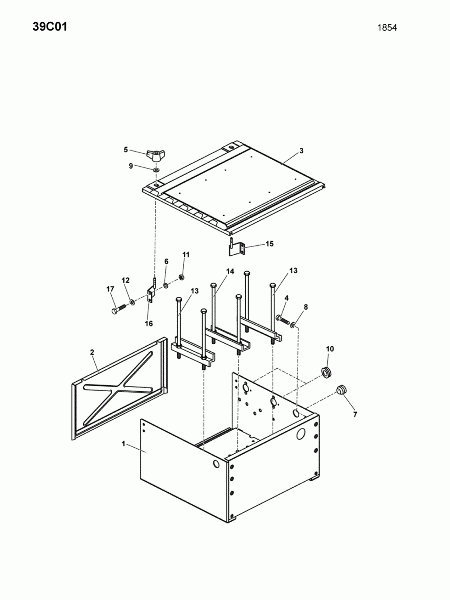 39C01 Аккумуляторный отсек