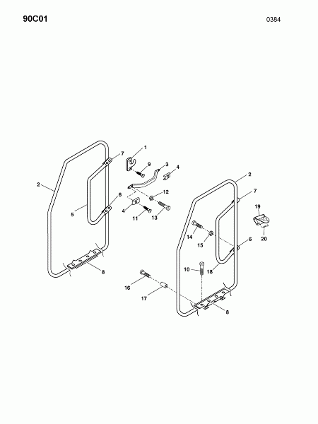 90C01 Изоляция стенки заднее