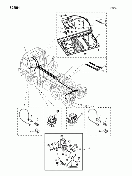 62B01 АБС - шасси
