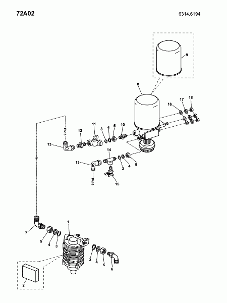 72A02 Сборник конденсата, сушилка
