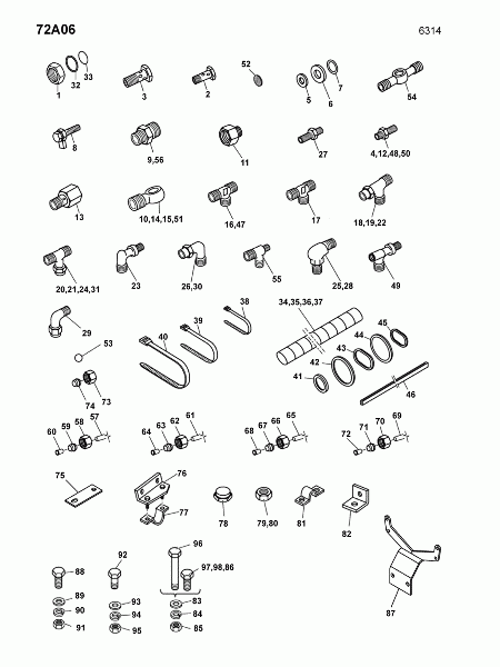 72A06 Материал монтажный (соединительный)