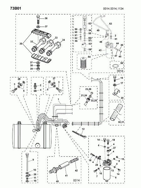 73B01 Топливная система