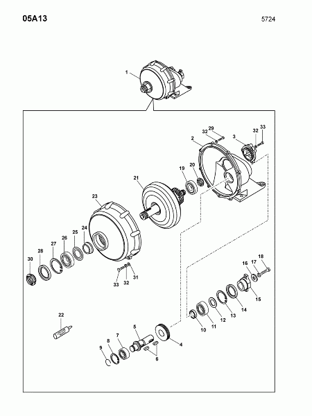 05A13 Привод вентилятора