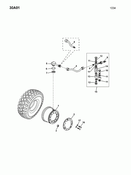 30A01 Колеса в сборе