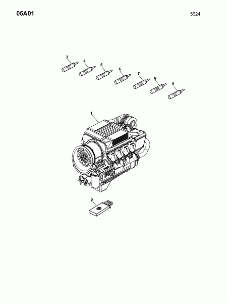 05A01 Двигатель