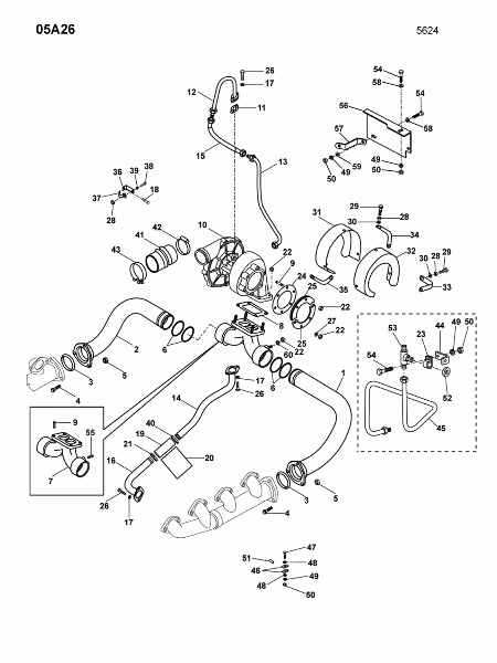 05A26 Система турбонаддува