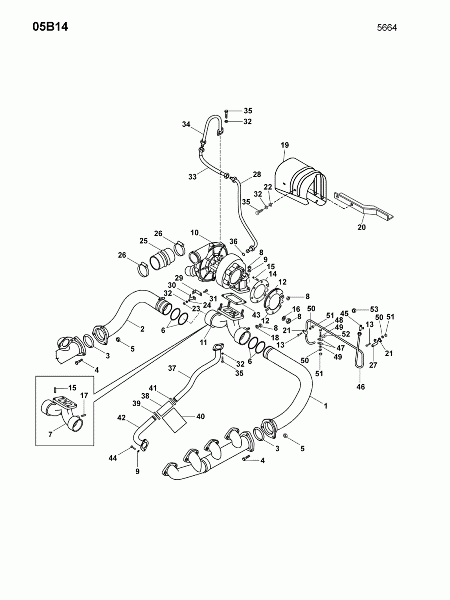 05B14 Система турбонаддува