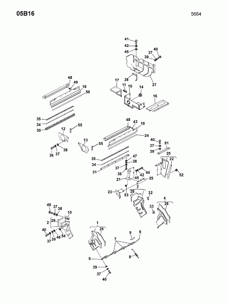 05B16 Кожухи двигателя