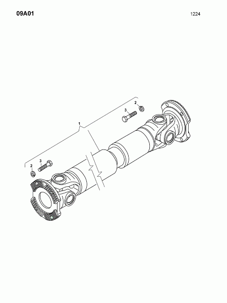 09A01 Вал соединительный