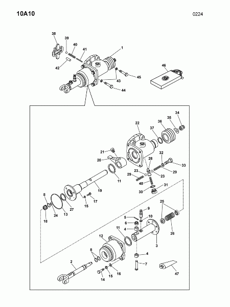 10A10 Усилитель механизма переключения передач
