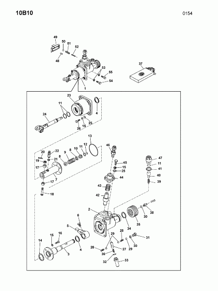 10B10 Усилитель механизма переключения передач